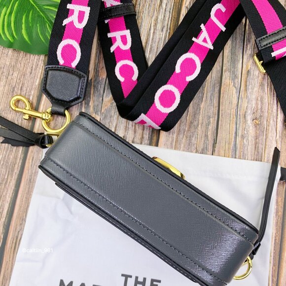 Marc Jacobs The Mixed Media Snapshot Crossbody Bag - Picture 8 of 9